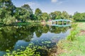 Garden of Sadarbari Palace in Sonargaon town, Banglade