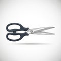 Garden scissors vector on solid white background Royalty Free Stock Photo