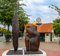 The Garden 2002 sculpture by Paul Dibble in Havelock North, New Zealand Royalty Free Stock Photo