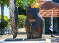 The Garden 2002 sculpture by Paul Dibble in Havelock North, New Zealand Royalty Free Stock Photo