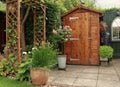 Garden Shed with water Butts