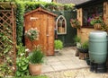 Garden Shed with water Butts