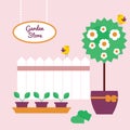 Garden shop banner