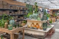 Garden shop selling plants and accessories like flower pots