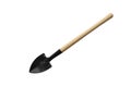 Garden shovel and fork isolated on white background Royalty Free Stock Photo