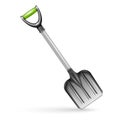 Garden shovel, isolated on white background.