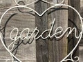 Garden sign