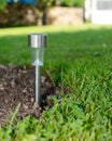 Garden solar lamp Royalty Free Stock Photo
