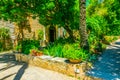 Garden at Son Marroig, former mansion of Archduke Luis Salvado, at Mallorca, Spain Royalty Free Stock Photo