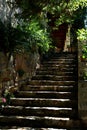 Garden Stone Staircase Royalty Free Stock Photo