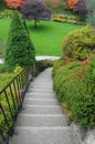 Garden stairway