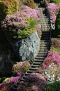 Garden stairway