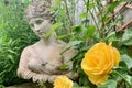 Garden statue of goddess Heliotrope