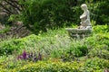 Garden with Statue