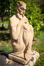 Garden Statue Piper Royalty Free Stock Photo