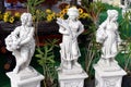 Garden statues for sale at the Fiera del Levante. Bari, southern Europe