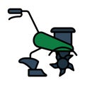 Garden Tiller Icon