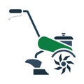 Garden Tiller Icon Royalty Free Stock Photo