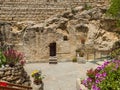 The Garden Tomb, rock tomb in Jerusalem, Israel Royalty Free Stock Photo