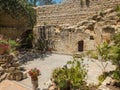 The Garden Tomb, rock tomb in Jerusalem, Israel Royalty Free Stock Photo