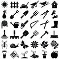 Garden tool vector icon illustration