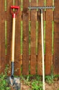 Garden tool set Royalty Free Stock Photo