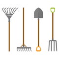 Garden tools set Royalty Free Stock Photo