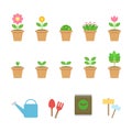 Garden tools, vector