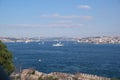 Garden in Topkapi Palace. Historical, istanbul Bosphorus Royalty Free Stock Photo