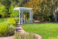 Garden Trellis and Path