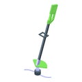 Garden trimmer icon isometric vector. Lawn grass