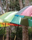 Garden umbrella, umbrella with colorful design