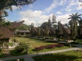 Garden view at Toraja Misiliana Hotel Royalty Free Stock Photo