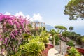 Garden of the villa Rufolo, Amalfi coast, Ravello, Italy Royalty Free Stock Photo