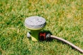 Garden Water Sprinkler Irrigation Royalty Free Stock Photo