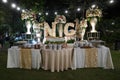 Garden Wedding Party Royalty Free Stock Photo