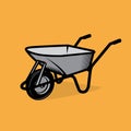 Garden wheelbarrow cart