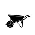 Garden Wheelbarrow Tool for Yard Work Construction Carrying Royalty Free Stock Photo