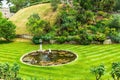 Garden in the Windsor Castle near Edward tower Royalty Free Stock Photo