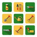 Garden work tools Royalty Free Stock Photo