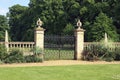 Garden wrought iron gate