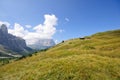 Gardena pass - Dolomites, Italy Royalty Free Stock Photo