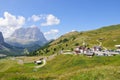 Gardena pass - Dolomites, Italy Royalty Free Stock Photo
