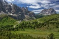 Gardena Pass Royalty Free Stock Photo