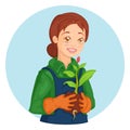 Gardener girl