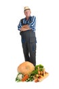 Gardener with harvest Royalty Free Stock Photo