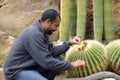 Gardener at work