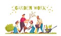 Gardener Work Concept Royalty Free Stock Photo