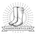 Gardeners club emblem