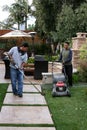 Gardeners Hard At Work Royalty Free Stock Photo